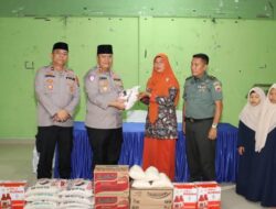 Sinergi TNI-POLRI, Kapolres Labuhanbatu dan Kodim 0209/Labuhanbatu Sambangi Panti Asuhan Penuh Kehangatan