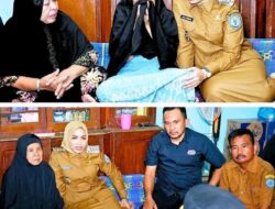 Bupati Maya Hasmita Sambangi Keluarga Korban Hanyut di Anak Sungai Aek Nabara