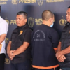 Kapolres Labuhanbatu Pimpin Konferensi Pers Kasus Penggelapan Rp740.847.748 Dana APBDes 2021 – 2022.