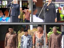 Bupati Labuhanbatu Pimpin Upacara Peringatan Hardiknas di SMPN 1 Rantau Selatan