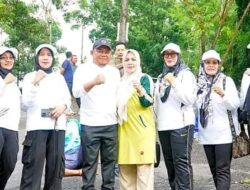 Car Free Day Bersama Zin Community, Wabup Labuhanbatu Ikuti Senam Sehat