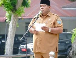 Asisten III Pimpin Apel Gabungan Kelompok I di Lingkungan Pemkab Labuhanbatu