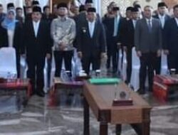 Bupati Labusel Hadiri Pelantikan Pejabat Tinggi Pratama Pemprov Sumut, Mantan Sekda Labusel Dilantik Jadi Kadis LHK