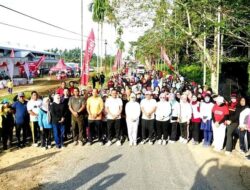 Usai CFD, Bupati Labuhanbatu Tinjau Kesiapan Fasilitas Pasar Rakyat Aek Nabara