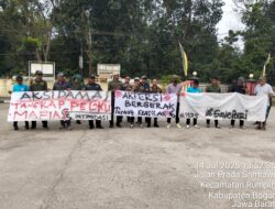 AKPERSI Geruduk Polsek Rumpun atas Kasus Intimidasi Jurnalis