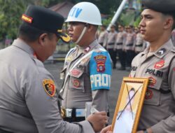 Junjung Tinggi Aturan, Polresta Palangka Raya Gelar Upacara PTDH Terhadap Pelanggar Kode Etik