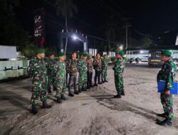Koramil 01/AK Laksanakan Patroli Keamanan Bersama Anggota FKPPI Labura