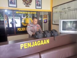 Sebelum Laksanakan Tugas, Polsek Bukit Batu Cek Kondisi Mako dan Barang Inventaris Dinas