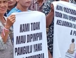 Masyarakat Nagori Tanjung Seribu Minta Bupati Segera Copot Kades Mereka Dari Jabatannya