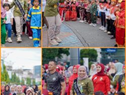 Bunda Paud Gelar Carnaval di Car Free Day Dalam Rangka Memeriahkan Hut Pemkab Labuhanbatu ke – 80