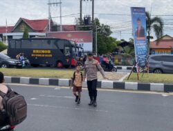 Brimob Kalteng Antar Senyum ke Sekolah, Lewat Program Bus Sekolah Gratis