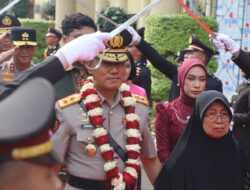 Kapolresta Palangka Raya Hadiri Upacara Sertijab Wakapolda, PJU Polda Kalteng, dan Kapolres Jajaran