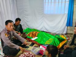 Sentuhan Humanis Polri, Polsek Rakumpit Melayat Warga Kelurahan Pager