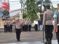 Pimpin Apel Pagi di Mapolresta, Kabaglog Imbau Personel Peduli Sesama Rekan Kerja