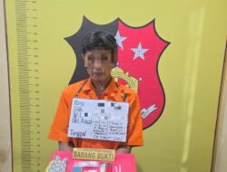 Polsek Merbau Berhasil Amankan Tersangka Narkotika, Sita Sabu Seberat 1,43 Gram