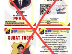 Stop Pers!!! Syaripuddin Bukan Lagi Bagian Dari Media Online Nasional Radarkriminaltv.com