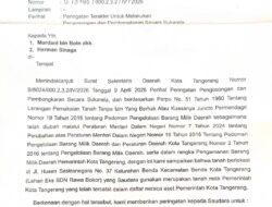 Arogansi Birokrasi di Benda: Pemkot Tangerang Beri ‘Deadline’ 3 Hari, Ahli Waris Minta Perlindungan Presiden