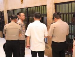 Kapolres Labuhanbatu Cek RTP, Beri Motivasi kepada Tahanan