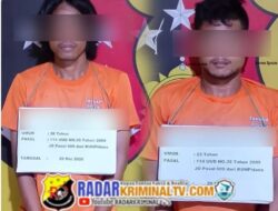 Polsek Panai Hilir Polres Labuhanbatu Gagalkan Peredaran Sabu, Dua Warga Riau Diamankan