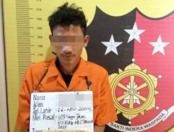 Satreskrim Polsek Marbau Berhasil Ringkus Pemilik Sabu di Pinggir Rel Kereta Api, Barang Bukti Sebanyak 1,71 Gram Turut Diamankan