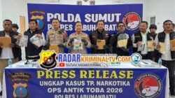 Press Release Ops Antik Toba 2026 Polres Labuhanbatu Ungkap 81 LP Dengan 91 Tersangka