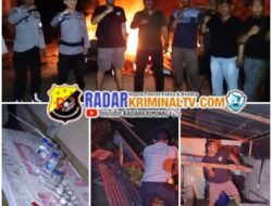 Respons Cepat Polisi! Barak Diduga Tempat Penyalahgunaan Narkoba di Aek Kanopan Timur Dibongkar dan Dibakar