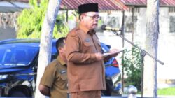 Pimpinan Apel Pagi Terakhir, Sekda Labuhanbatu Pamit Masuki Masa Purna Bakti