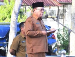 Pimpinan Apel Pagi Terakhir, Sekda Labuhanbatu Pamit Masuki Masa Purna Bakti
