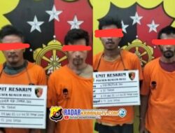 Digerebek di Aek Kanopan Timur, 4 Terduga Pengedar Sabu Dibekuk Polsek Kualuh Hulu