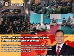 Rayakan 2 Tahun AKPERSI, Bakti Sosial Digelar Serentak di Seluruh Indonesia