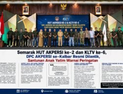 Semarak HUT AKPERSI ke-2 dan KLTV ke-6, DPC AKPERSI se-Kalbar Resmi Dilantik, Santunan Anak Yatim Warnai Peringatan