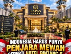 Prof DR Sutan Nasomal : Hindari Gonjang Ganjing, Rutan Swasta Seperti Apartemen Mewah Harus di Siapkan Oleh Negara Indonesia